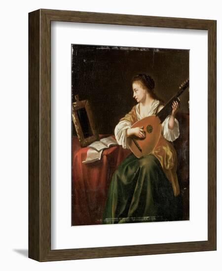 The Lute Player-null-Framed Giclee Print