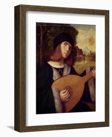 The Lute Player-Giovanni de Busi Cariani-Framed Giclee Print