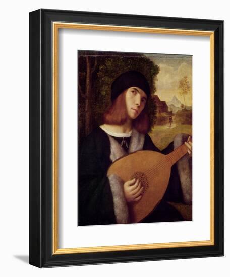 The Lute Player-Giovanni de Busi Cariani-Framed Giclee Print