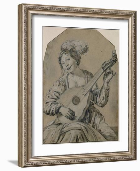 The Lute-Player-Hendrick Terbrugghen-Framed Giclee Print