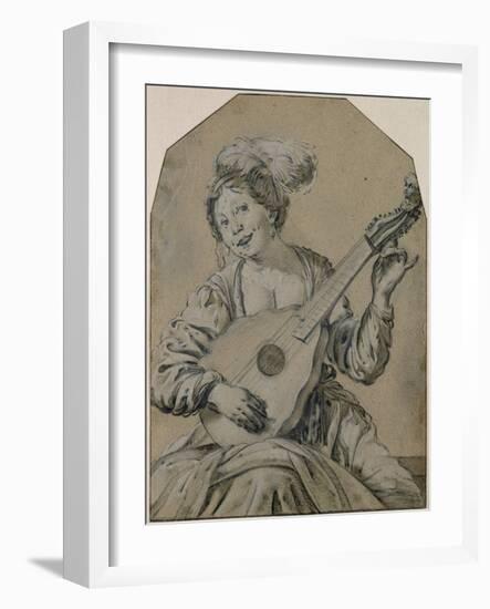 The Lute-Player-Hendrick Terbrugghen-Framed Giclee Print