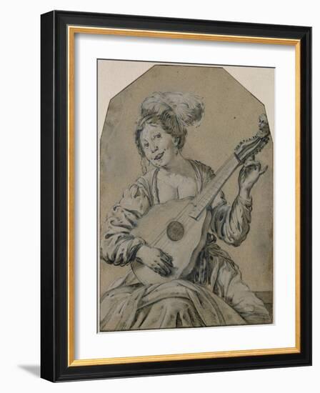 The Lute-Player-Hendrick Terbrugghen-Framed Giclee Print