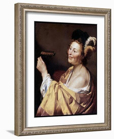 The Luteplayer, 1624-Gerrit van Honthorst-Framed Giclee Print