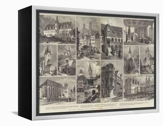 The Luther Celebration of Four Centuries in Germany, Places Associated with the Life of Luther-null-Framed Premier Image Canvas