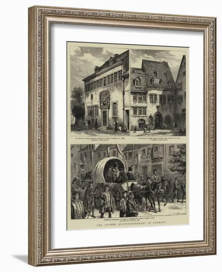 The Luther Quatercentenary in Germany-null-Framed Giclee Print