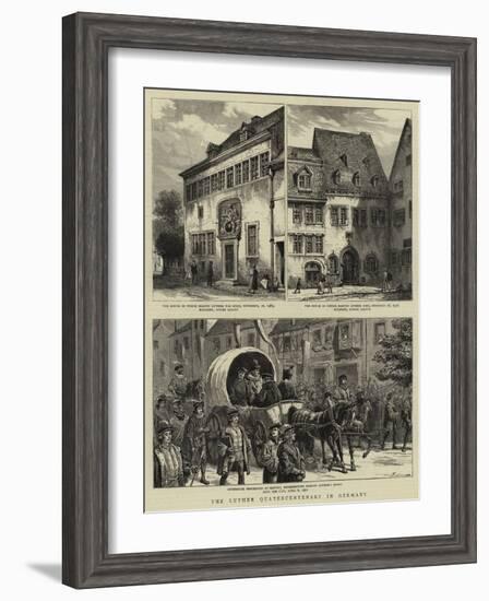 The Luther Quatercentenary in Germany-null-Framed Giclee Print