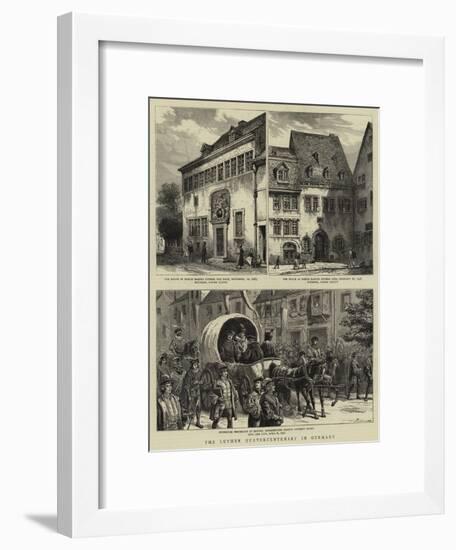 The Luther Quatercentenary in Germany-null-Framed Giclee Print