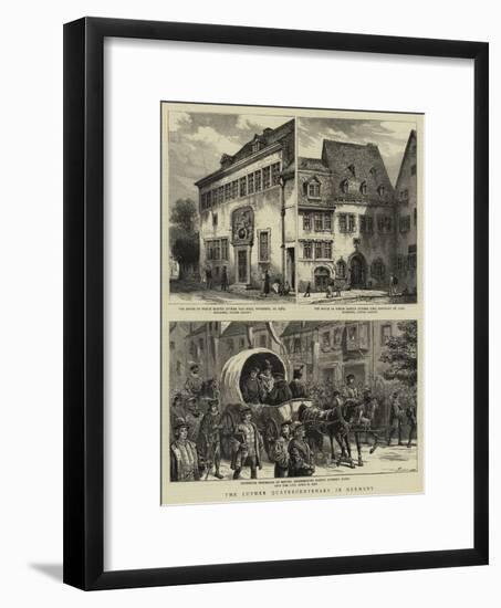 The Luther Quatercentenary in Germany-null-Framed Giclee Print