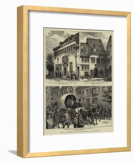 The Luther Quatercentenary in Germany-null-Framed Giclee Print