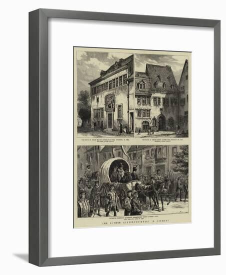 The Luther Quatercentenary in Germany-null-Framed Giclee Print