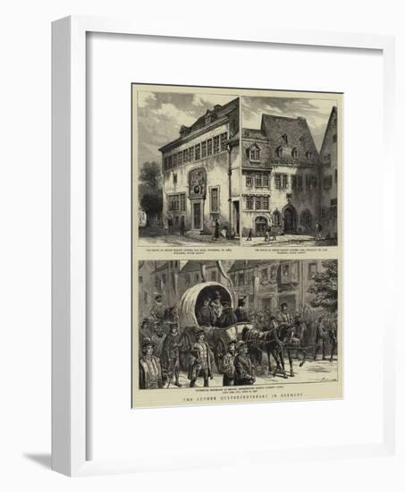 The Luther Quatercentenary in Germany-null-Framed Giclee Print
