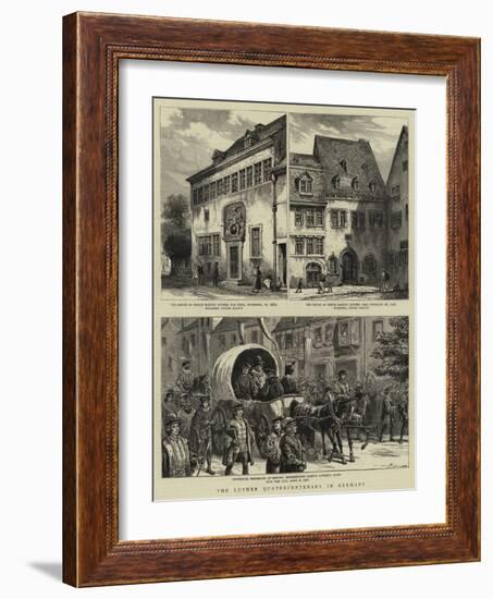 The Luther Quatercentenary in Germany-null-Framed Giclee Print