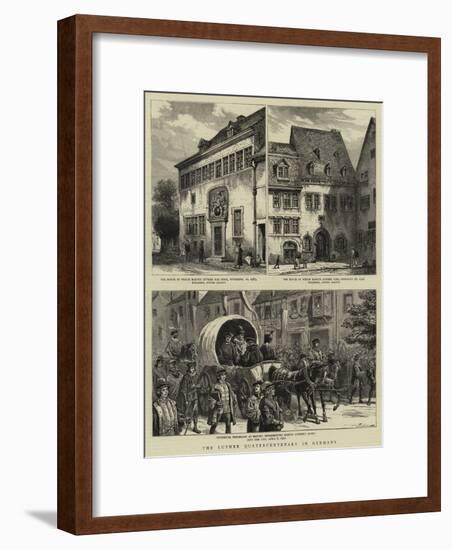 The Luther Quatercentenary in Germany-null-Framed Giclee Print