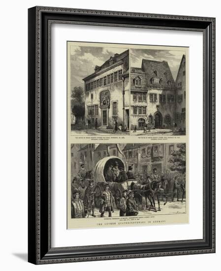 The Luther Quatercentenary in Germany-null-Framed Giclee Print