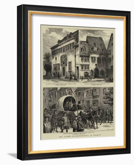 The Luther Quatercentenary in Germany-null-Framed Giclee Print