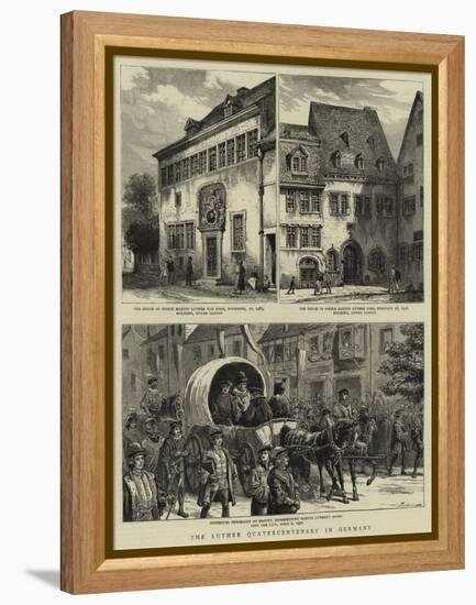 The Luther Quatercentenary in Germany-null-Framed Premier Image Canvas