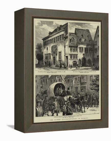 The Luther Quatercentenary in Germany-null-Framed Premier Image Canvas