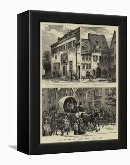 The Luther Quatercentenary in Germany-null-Framed Premier Image Canvas