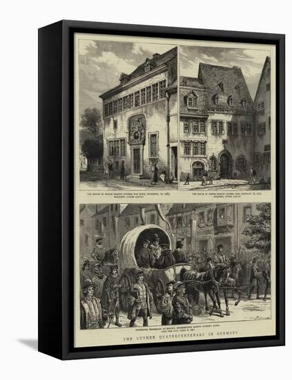 The Luther Quatercentenary in Germany-null-Framed Premier Image Canvas