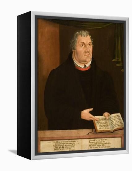 The Luther Shrine, Triptych, 1572-Veit Thiem-Framed Premier Image Canvas