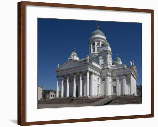 The Lutheran Cathedral, Senate Square, Helsinki, Finland, Scandinavia, Europe-James Emmerson-Framed Photographic Print