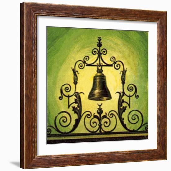 The Lutine Bell-English School-Framed Giclee Print