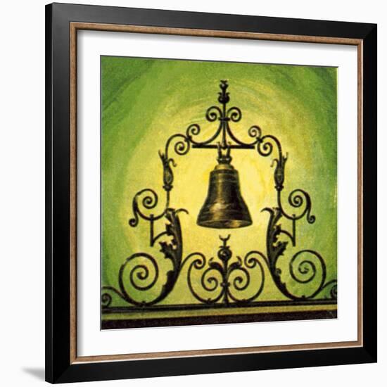 The Lutine Bell-English School-Framed Giclee Print