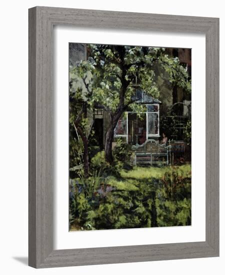 The Lutyens Bench, 2002-Christopher Glanville-Framed Giclee Print