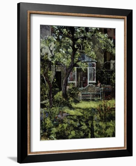 The Lutyens Bench, 2002-Christopher Glanville-Framed Giclee Print