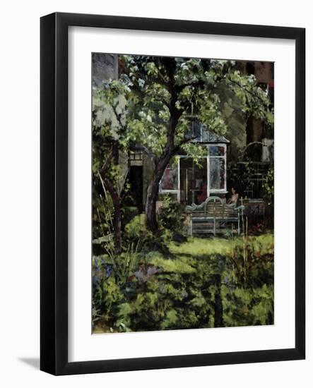 The Lutyens Bench, 2002-Christopher Glanville-Framed Giclee Print