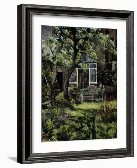 The Lutyens Bench, 2002-Christopher Glanville-Framed Giclee Print