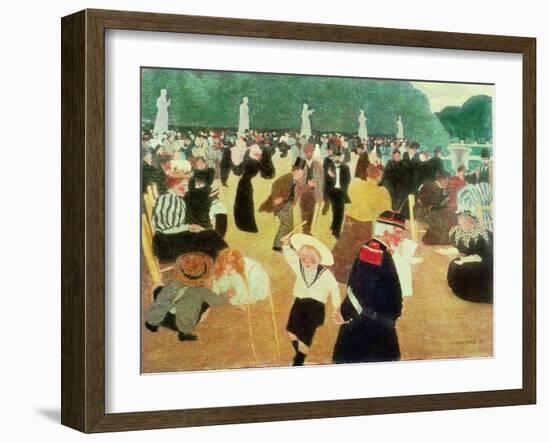 The Luxembourg Gardens, 1895-F?lix Vallotton-Framed Giclee Print