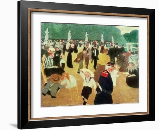 The Luxembourg Gardens, 1895-F?lix Vallotton-Framed Giclee Print