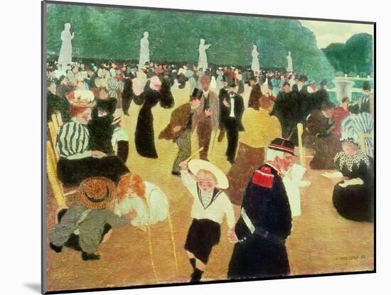 The Luxembourg Gardens, 1895-F?lix Vallotton-Mounted Giclee Print
