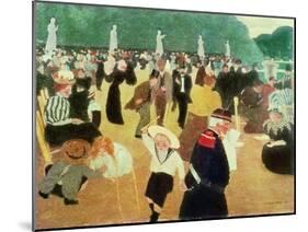 The Luxembourg Gardens, 1895-F?lix Vallotton-Mounted Giclee Print