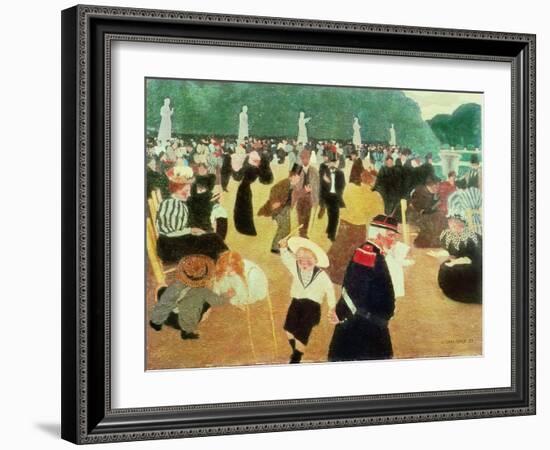 The Luxembourg Gardens, 1895-F?lix Vallotton-Framed Giclee Print