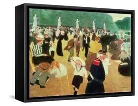 The Luxembourg Gardens, 1895-F?lix Vallotton-Framed Premier Image Canvas