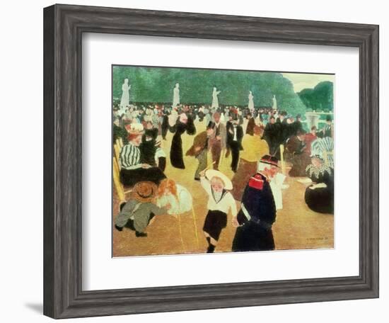 The Luxembourg Gardens, 1895-F?lix Vallotton-Framed Giclee Print