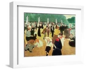 The Luxembourg Gardens, 1895-F?lix Vallotton-Framed Giclee Print