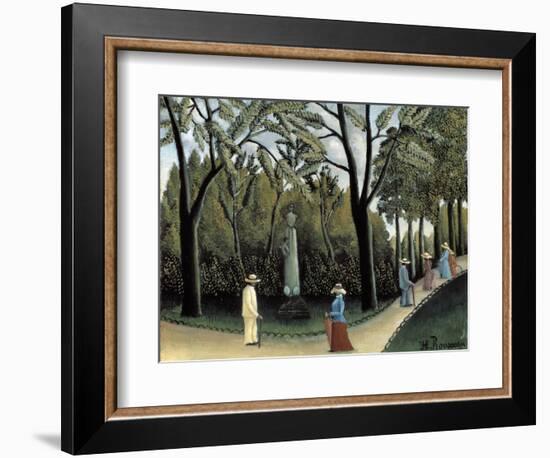 The Luxembourg Gardens, Monument to Chopin, 1909-Henri Rousseau-Framed Giclee Print