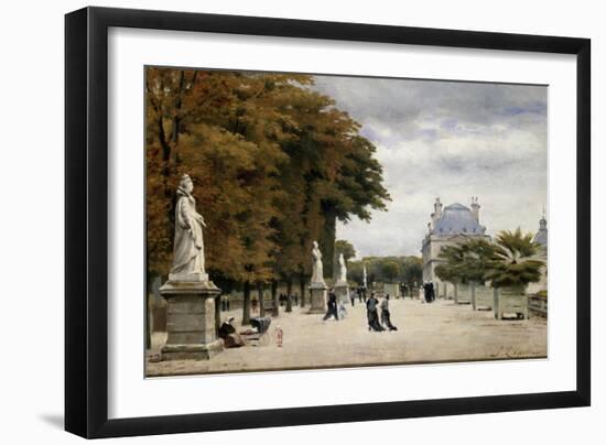 The Luxembourg Gardens, Paris, France-Stanislas-Victor-Edmond Lepine-Framed Giclee Print