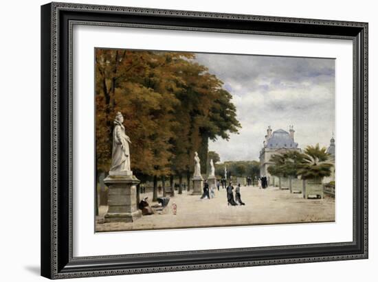 The Luxembourg Gardens, Paris, France-Stanislas-Victor-Edmond Lepine-Framed Giclee Print