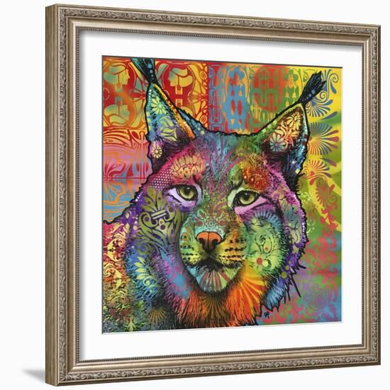 The Lynx, Big Cats, Animals, Colorful, Pop Art, Stencils-Russo Dean-Framed Giclee Print