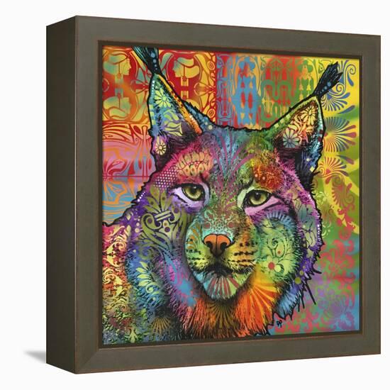 The Lynx, Big Cats, Animals, Colorful, Pop Art, Stencils-Russo Dean-Framed Premier Image Canvas