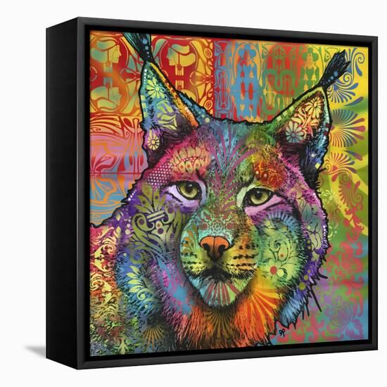 The Lynx, Big Cats, Animals, Colorful, Pop Art, Stencils-Russo Dean-Framed Premier Image Canvas