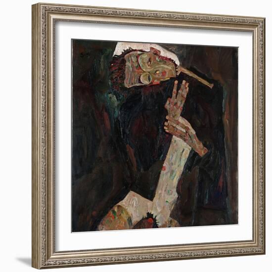 The Lyricist, 1911-Egon Schiele-Framed Giclee Print