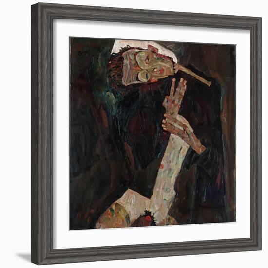 The Lyricist, 1911-Egon Schiele-Framed Giclee Print