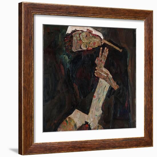 The Lyricist, 1911-Egon Schiele-Framed Giclee Print