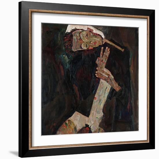 The Lyricist, 1911-Egon Schiele-Framed Giclee Print