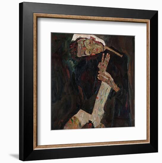 The Lyricist-Egon Schiele-Framed Art Print